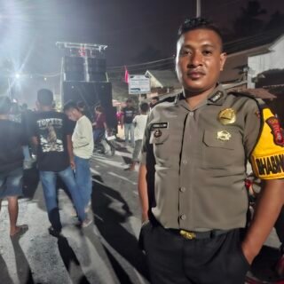 Sigap Jaga Kamtibmas, Bhabinkamtibmas Desa Kalibu Kawal Acara Joget hingga Berjalan Tertib