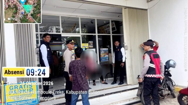 Respons Cepat Layanan 110 Polres Butur, Laporan Keributan di Indomaret Lipu Ditindaklanjuti